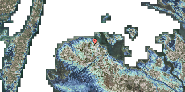 Stomflod og havvand på Viemosevej 54, 4913 Horslunde