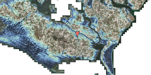 Stomflod og havvand på Rykkerupvej 46, 4990 Sakskøbing