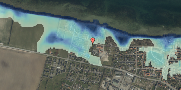 Stomflod og havvand på Strandbakken 3, 4850 Stubbekøbing