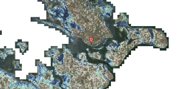 Stomflod og havvand på Fredskovvej 24, 4760 Vordingborg