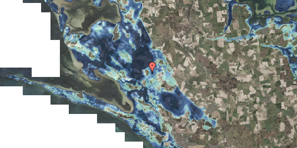 Stomflod og havvand på Hasbjergvej 34, 4760 Vordingborg