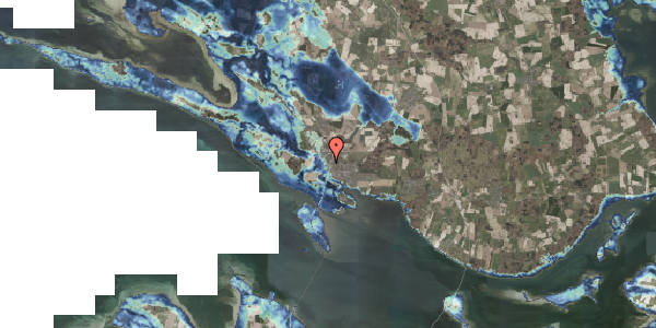 Stomflod og havvand på Kastanievej 1, 4760 Vordingborg