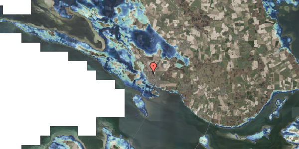 Stomflod og havvand på Nygaardsvej 11, 4760 Vordingborg
