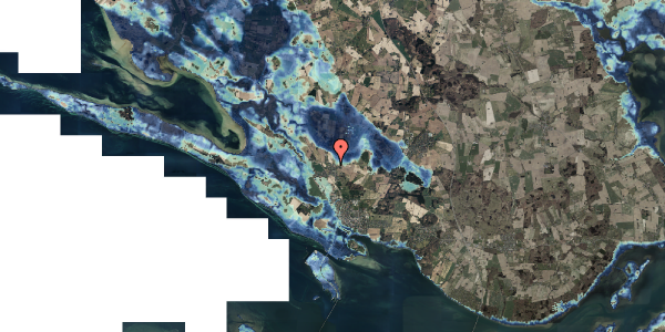 Stomflod og havvand på Tværvej 28, 4760 Vordingborg