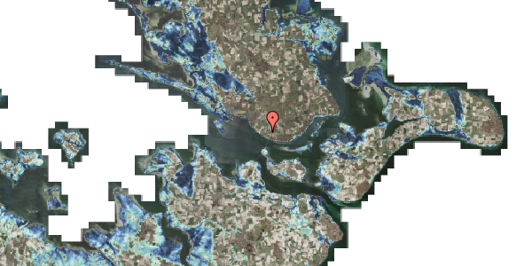 Stomflod og havvand på Vedbendvej 1, 4760 Vordingborg