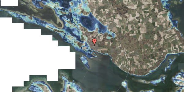 Stomflod og havvand på Vognmandsmarken 36, 4760 Vordingborg