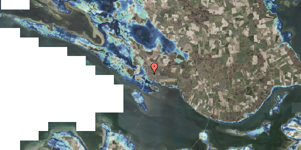 Stomflod og havvand på Vognmandsmarken 55, 4760 Vordingborg