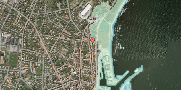 Stomflod og havvand på Nørregade 46A, 3730 Nexø
