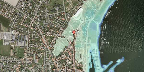 Stomflod og havvand på Sverigesvej 6, 3730 Nexø