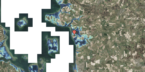 Stomflod og havvand på Søbakken 27, 5610 Assens