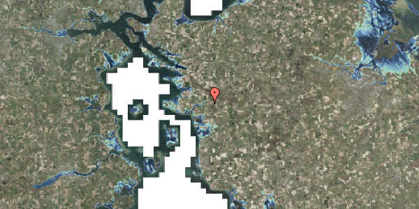 Stomflod og havvand på Enggårdsvej 25, 5591 Gelsted