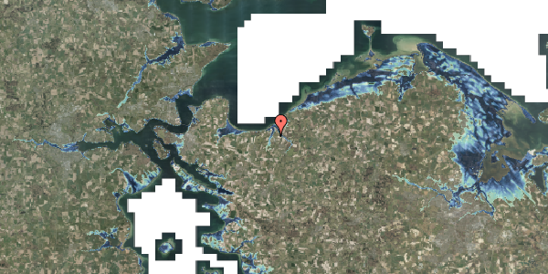 Stomflod og havvand på Engvej 13, 5464 Brenderup Fyn