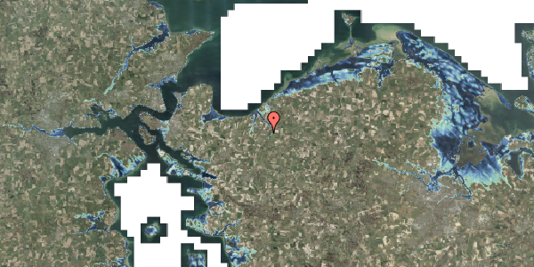 Stomflod og havvand på Havrevænget 5, 5464 Brenderup Fyn