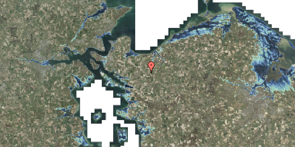 Stomflod og havvand på Indslevvej 12, 5580 Nørre Aaby