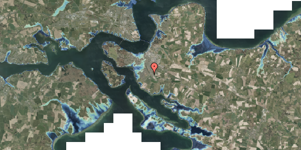 Stomflod og havvand på Vandværksvej 43, 5500 Middelfart