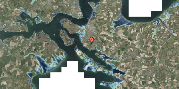 Stomflod og havvand på Østre Hougvej 167, 5500 Middelfart