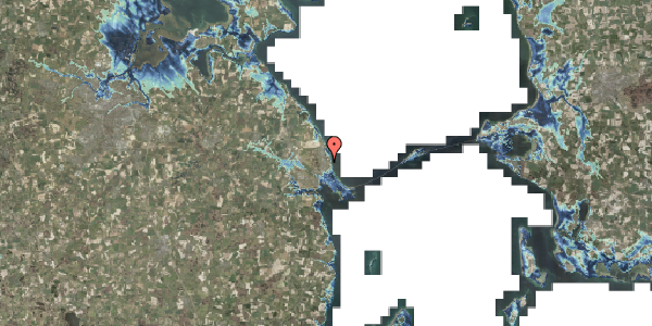 Stomflod og havvand på Hirsevej 2, 5800 Nyborg
