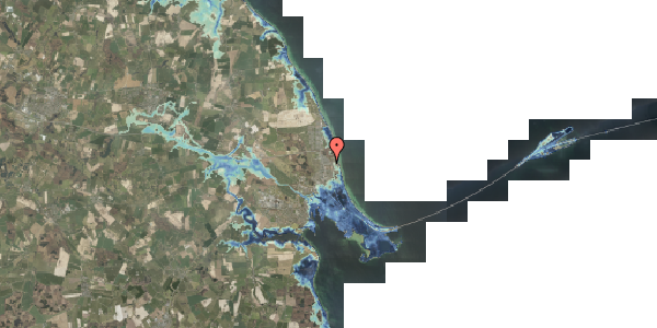 Stomflod og havvand på Hirsevej 65, 5800 Nyborg