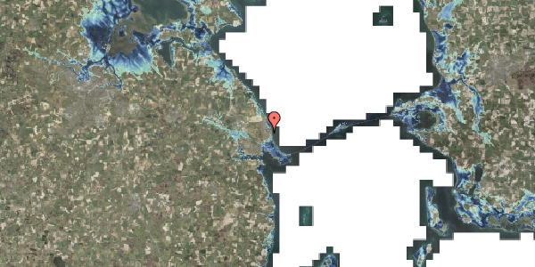 Stomflod og havvand på Hirsevej 85, 5800 Nyborg