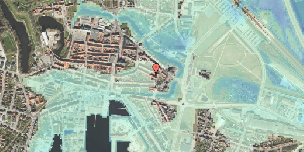 Stomflod og havvand på Nyenstad 24, 5800 Nyborg
