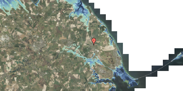 Stomflod og havvand på Odensevej 141, 5800 Nyborg