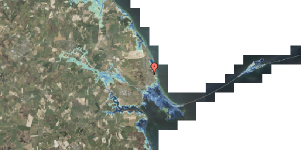 Stomflod og havvand på Risvej 50, 5800 Nyborg