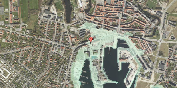 Stomflod og havvand på Strandvejen 13, 1. , 5800 Nyborg