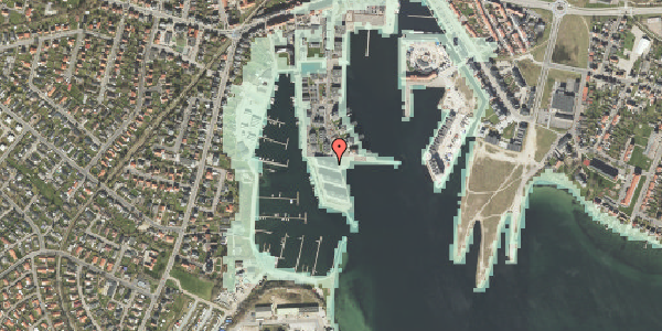 Stomflod og havvand på Sydkajen 2, 1. th, 5800 Nyborg