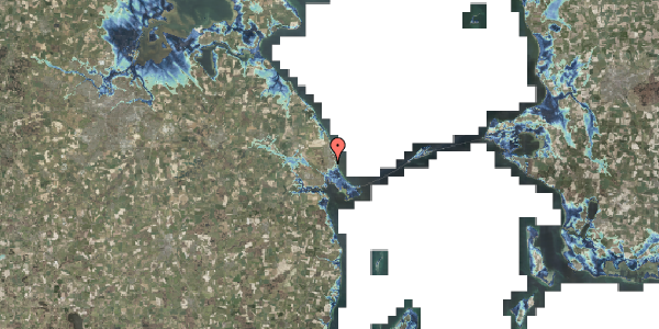 Stomflod og havvand på Valmuevej 11, 5800 Nyborg
