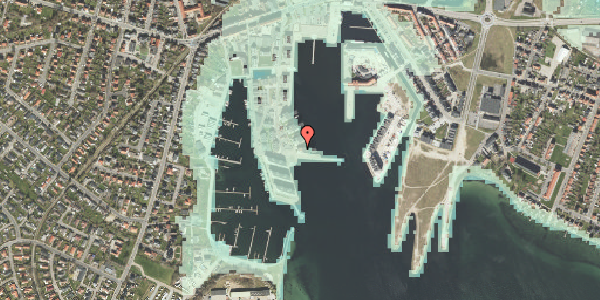 Stomflod og havvand på Vesterhavnen 19, st. 1, 5800 Nyborg