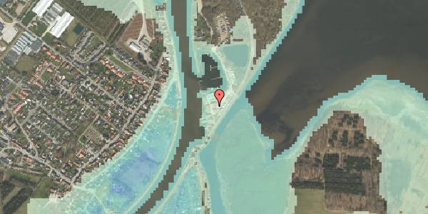 Stomflod og havvand på Østre Kanalvej 10, 5000 Odense C