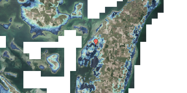 Stomflod og havvand på Fredskovvej 1, 5900 Rudkøbing