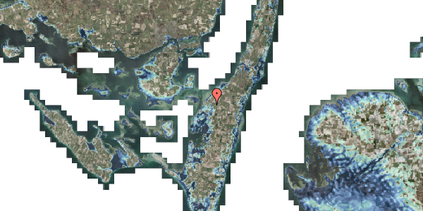 Stomflod og havvand på Kulepilevej 4, 5900 Rudkøbing