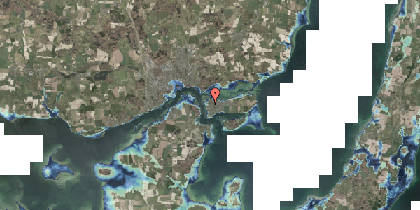 Stomflod og havvand på Eriksholmsvej 4A, 5700 Svendborg