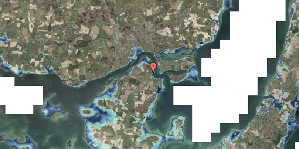 Stomflod og havvand på Eskærvej 16, 5700 Svendborg