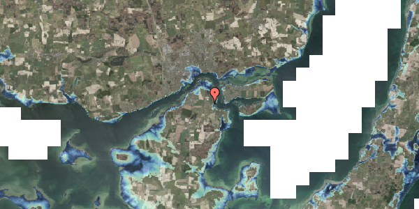 Stomflod og havvand på Eskærvej 19, 5700 Svendborg