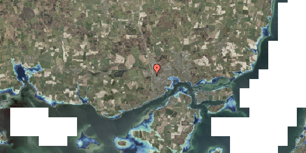 Stomflod og havvand på H C Ørsteds Vej 22, 5700 Svendborg