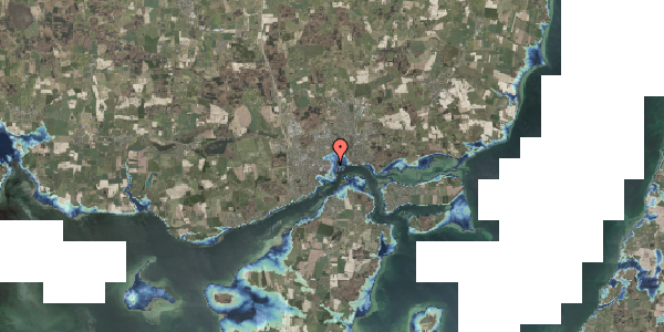 Stomflod og havvand på Klosterplads 9, kl. , 5700 Svendborg