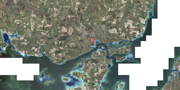 Stomflod og havvand på Søkildevej 22, 5700 Svendborg