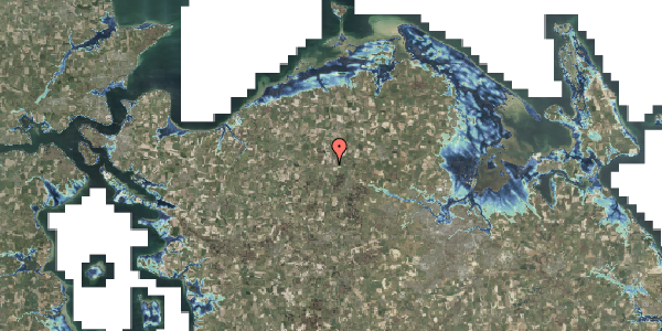 Stomflod og havvand på Lindebjerg Have 23A, 5474 Veflinge