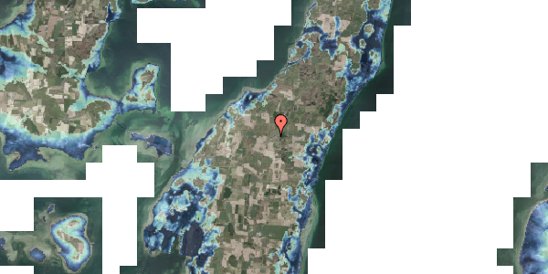 Stomflod og havvand på Askvej 1, 5953 Tranekær