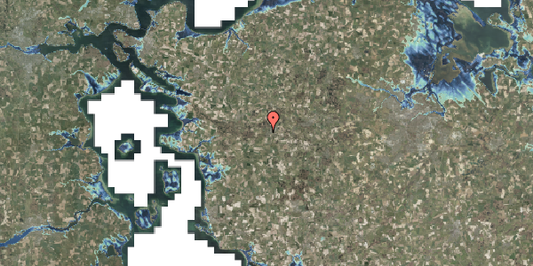 Stomflod og havvand på Vestergade 61, 5560 Aarup