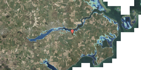 Stomflod og havvand på Lindøvej 10, 6100 Haderslev