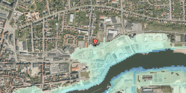 Stomflod og havvand på Nordhavnsvej 5A, 6100 Haderslev