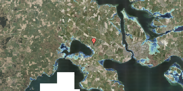 Stomflod og havvand på Møllevej 1, 6400 Sønderborg