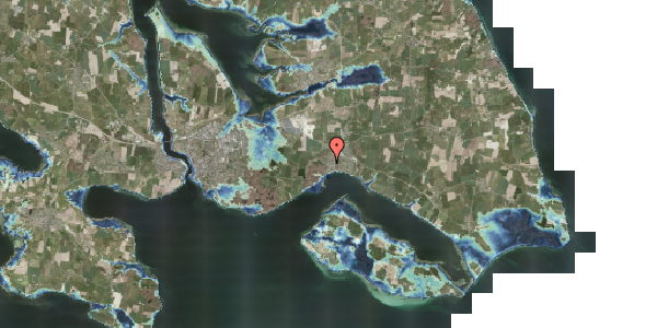 Stomflod og havvand på Langløkke 2, 6470 Sydals