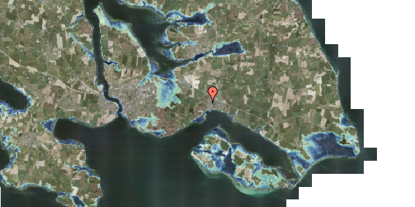 Stomflod og havvand på Langløkke 9, 6470 Sydals