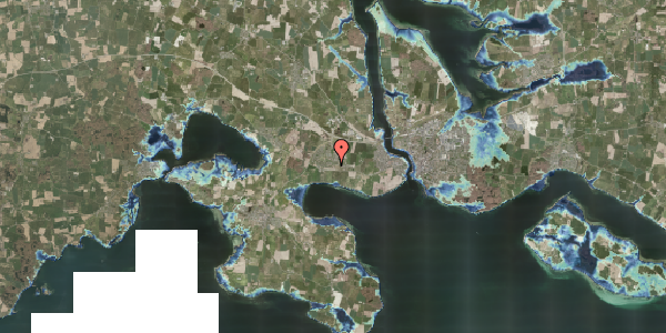 Stomflod og havvand på Husumvej 9, 6400 Sønderborg