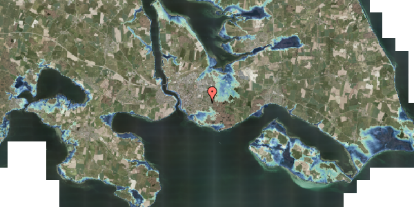 Stomflod og havvand på Violvej 16, 6400 Sønderborg