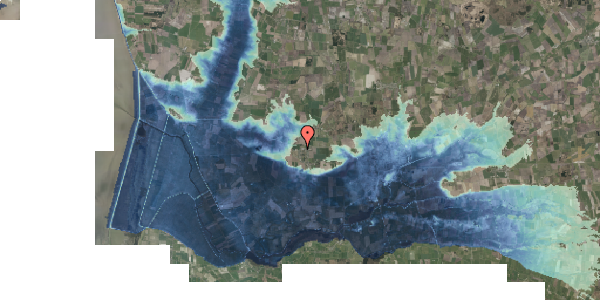 Stomflod og havvand på Nørrefoldvej 21, 6270 Tønder